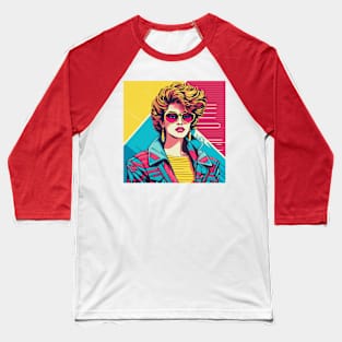 The Adventures of Lady Spectrum: An 80s Heroine Baseball T-Shirt